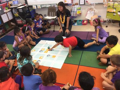 This is an image of an elementary school in Hawaii