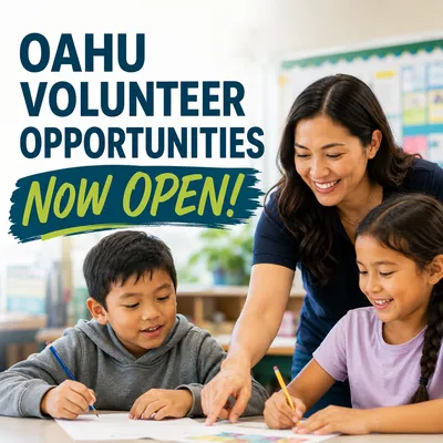 volunteer with students